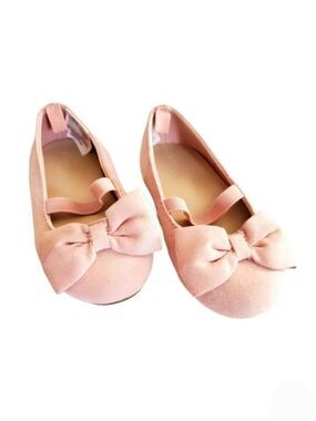 Gymboree Girls Bow Flats Pink Size 6 NWOT